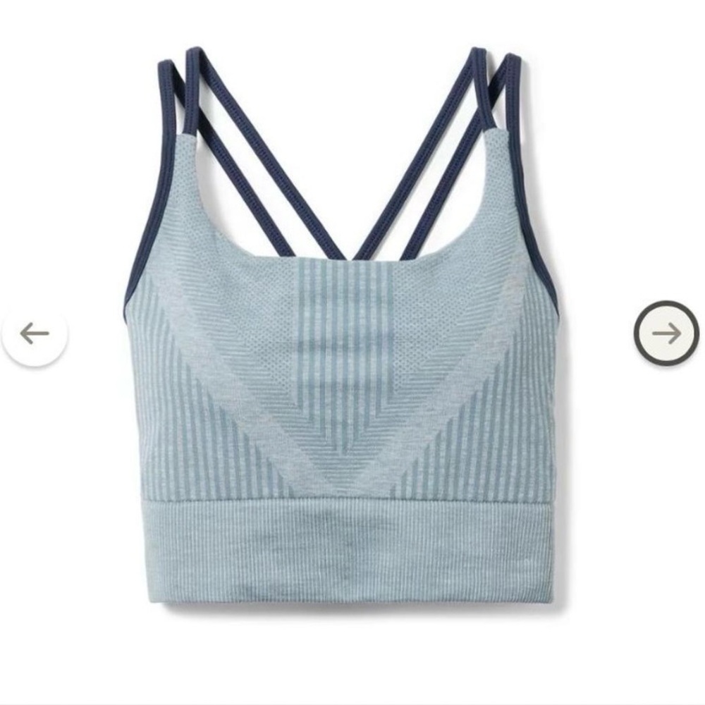 Women's Blue Strappy Bralette